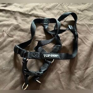 Top Paw Adjustable Black Pet Harness